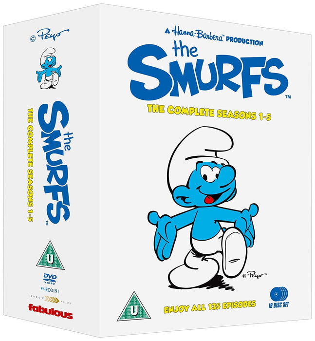 The Smurfs - Seasons 1- 5 Box Set (19 Disc Set)