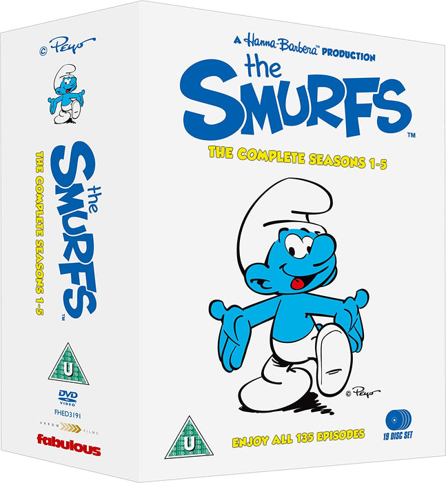 The Smurfs - Seasons 1- 5 Box Set (19 Disc Set)