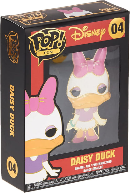 Funko - Pop Pin Disney Daisy 10cm Figures and Action Figures, Multicolor (135816), único, Not applicable 10 UK, Not a gemstone