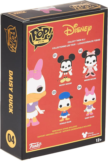 Funko - Pop Pin Disney Daisy 10cm Figures and Action Figures, Multicolor (135816), único, Not applicable 10 UK, Not a gemstone