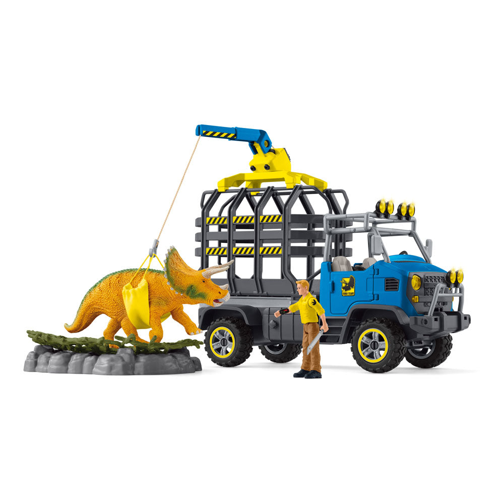 SCHLEICH Dinosaurs Dino Transport Mission Toy Playset, Multi-colour (42565)