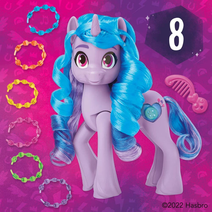 My Little Pony: Make Your Mark Toy See Your Sparkle Izzy Moonbow – 20-cm Pony for Children with Music and Lights