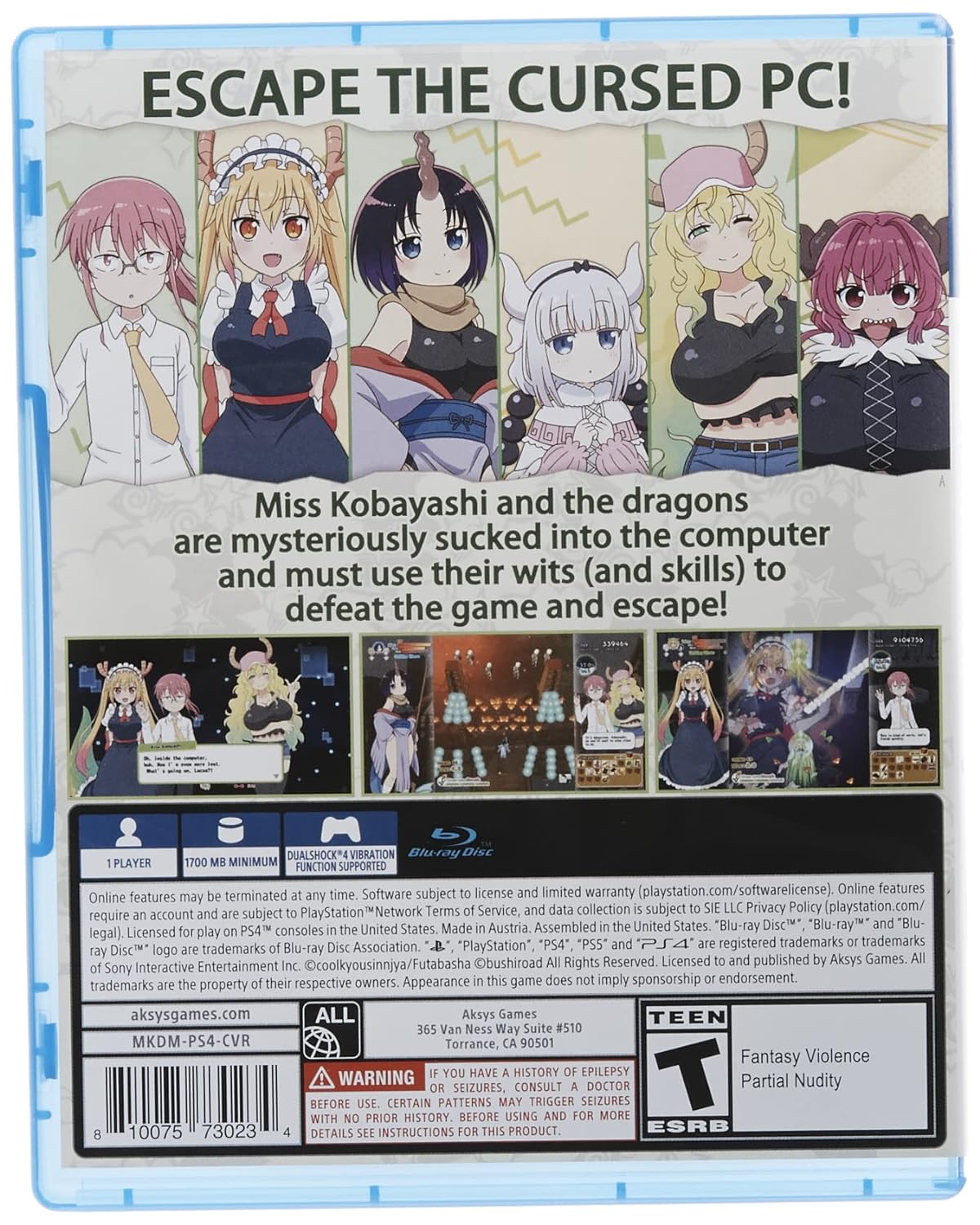 Miss Kobayashi’s Dragon Maid: Burst Forth!! Choro-gon☆Breath (PS4)