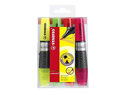 Stabilo Luminator Highlighters Large Tip Pack of 4