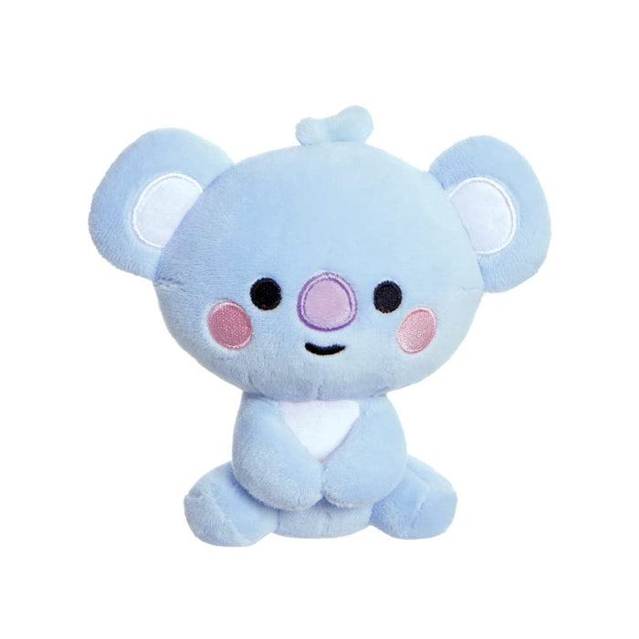 AURORA, 61484, BT21 Official Merchandise, Baby KOYA Sitting Doll 5In, Soft Toy, Blue