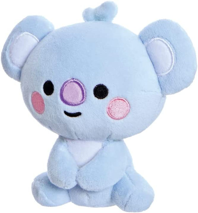 AURORA, 61484, BT21 Official Merchandise, Baby KOYA Sitting Doll 5In, Soft Toy, Blue