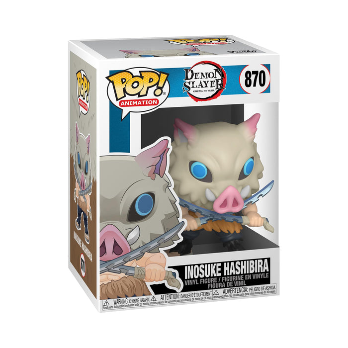 Funko Pop! Animation: Demon Slayer - Inosuke Hashibira- Figurine en Vinyle à Collectionner - Idée de Cadeau - Produits Officiels - Jouets pour les Enfants et Adultes - Anime Fans