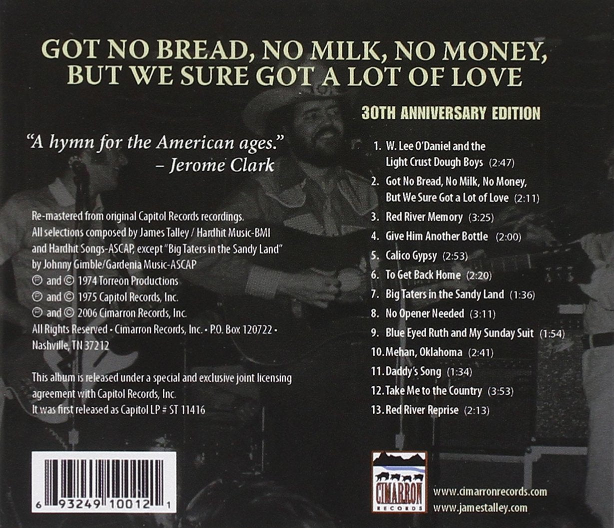 Got No Bread No Milk No Money