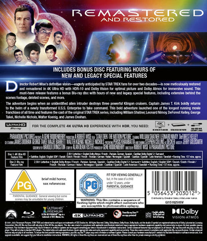 STAR TREK: THE MOTION PICTURE - The Director's Edition 4K UHD