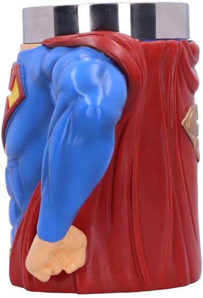 Nemesis Now Officially Licensed Superman Hero Tankard, Blue, 16.3cm