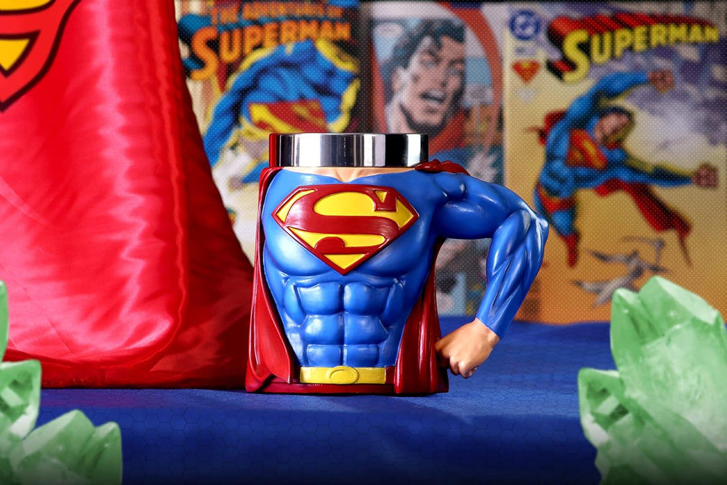 Nemesis Now Officially Licensed Superman Hero Tankard, Blue, 16.3cm