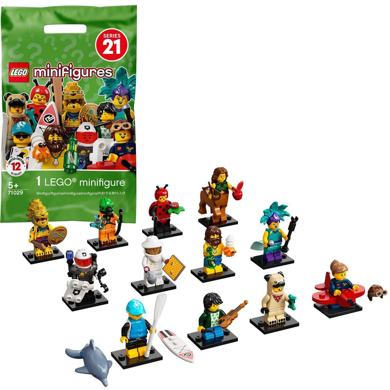LEGO 71029 Minifigures Series 21 Collectible Toy (1 of 12 to Collect) for 5 Years Old