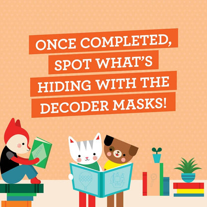 Petit Collage Readers Decoder Puzzle, 0810073341920