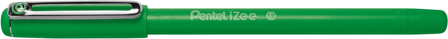Pentel iZee 1.0mm Ballpoint - Green Ink - Pack of 12