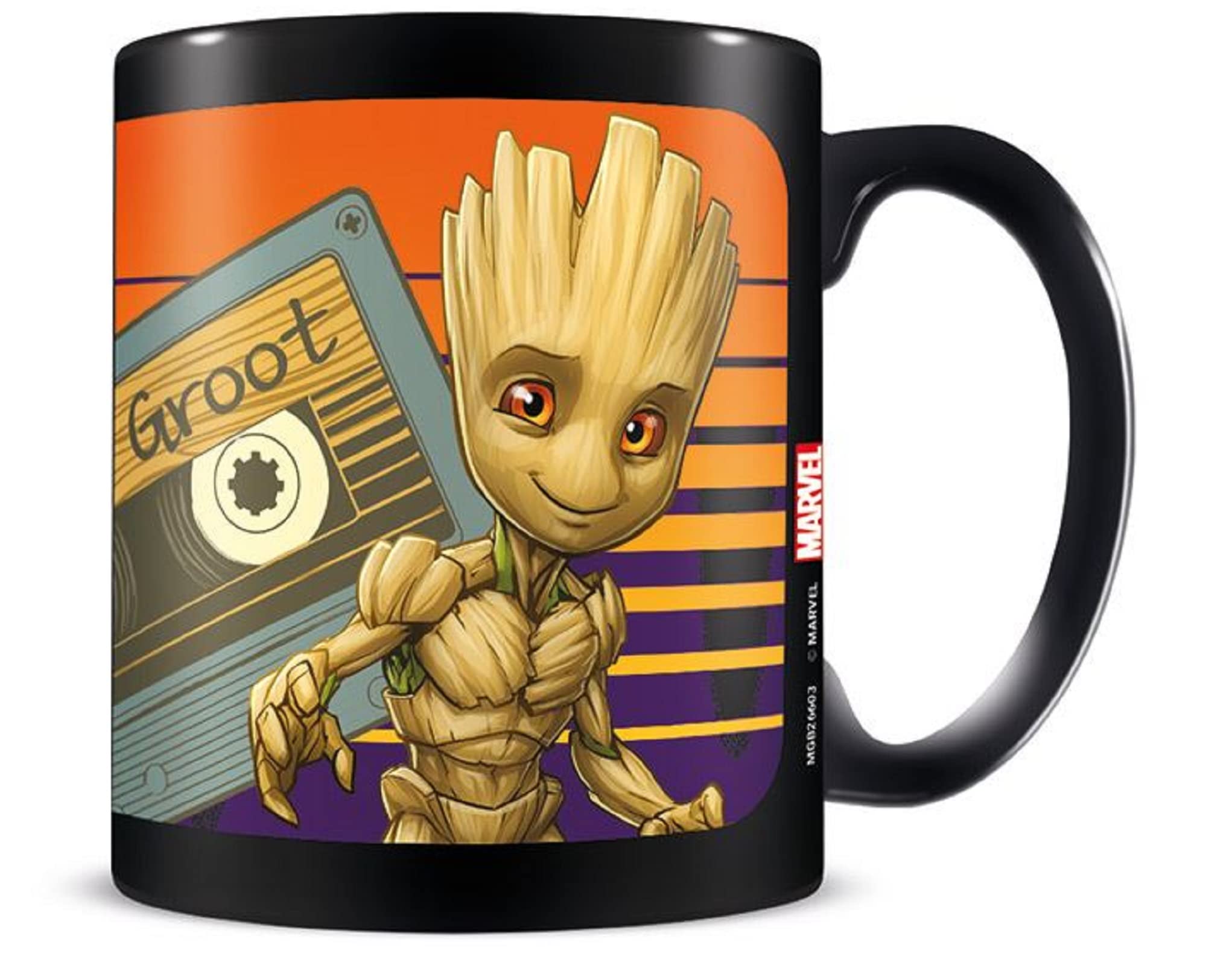 Pyramid International Guardians of The Galaxy Mug in Presentation Gift Box (Groot Sunshine Design) 11oz Ceramic Mug - Official Merchandise