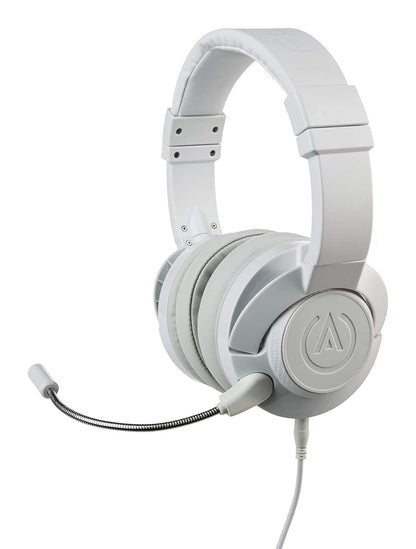 PowerA Fusion Gamerhoofdtelefoon met afneembare microfoon, compatibel met PlayStation 4, Xbox (One, One X, One S, 360), Nintendo Switch, Mac PC, Android, iOS - wit Wit.