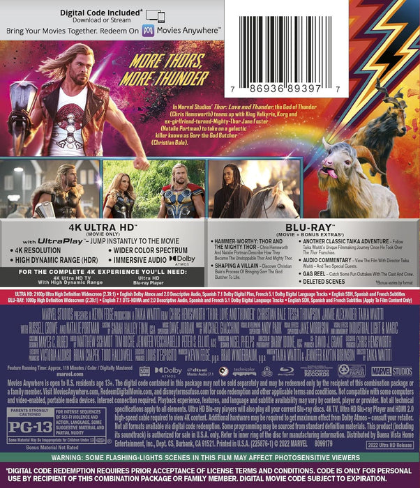 Thor: Love and Thunder Feature 4K UHD
