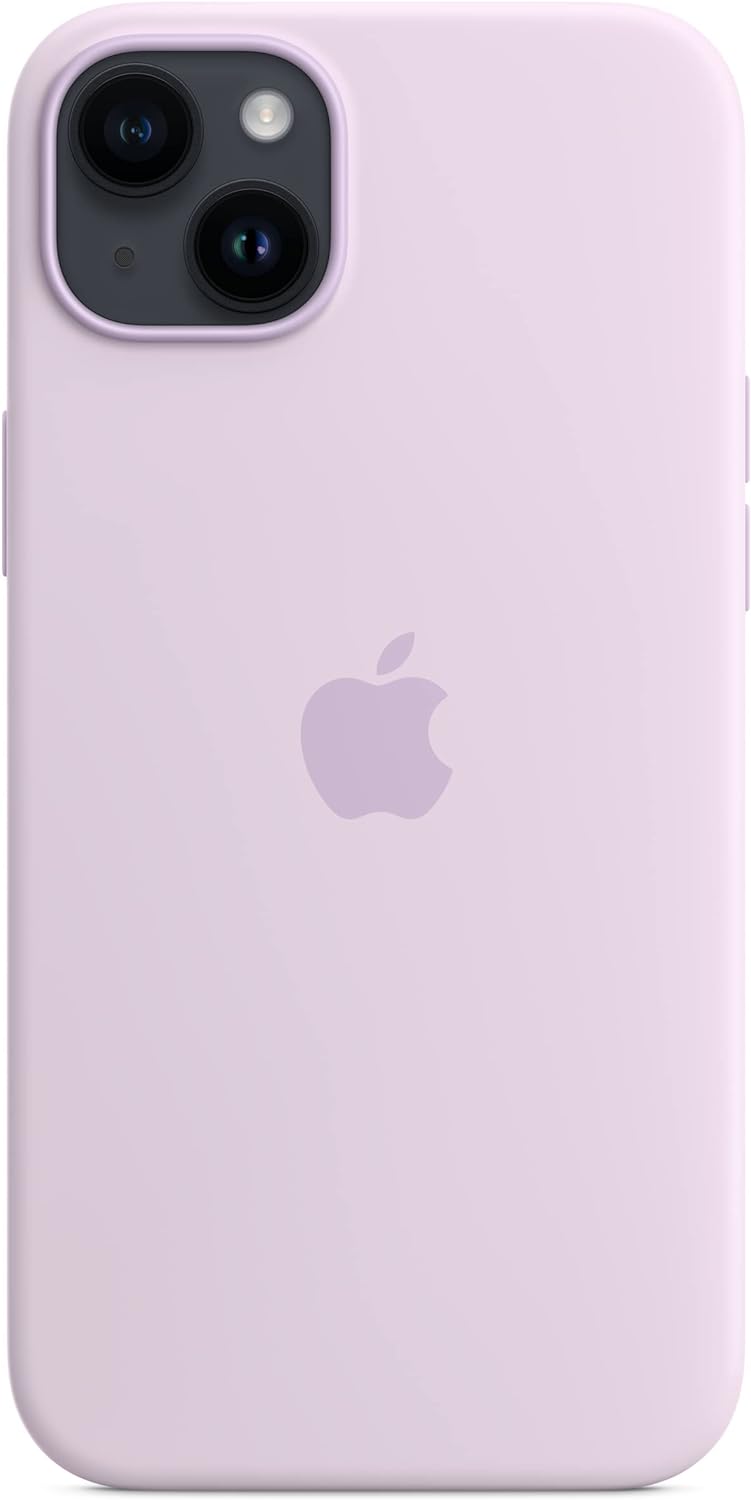 Apple - Back Cover For Mobile Phone - Magsafe Compatibility - Silicone - Lilac - For Iphone 14 Plus