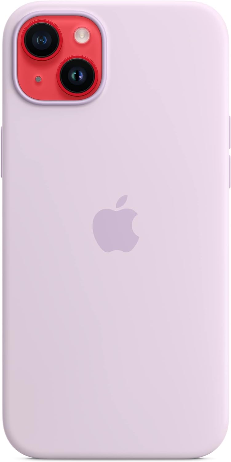 Apple - Back Cover For Mobile Phone - Magsafe Compatibility - Silicone - Lilac - For Iphone 14 Plus