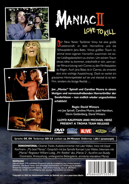 Maniac II – Love to Kill (uncut