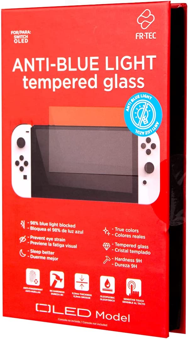 FR-Tec Switch OLED Anti Blue Light Tempered Glass Screen Protector