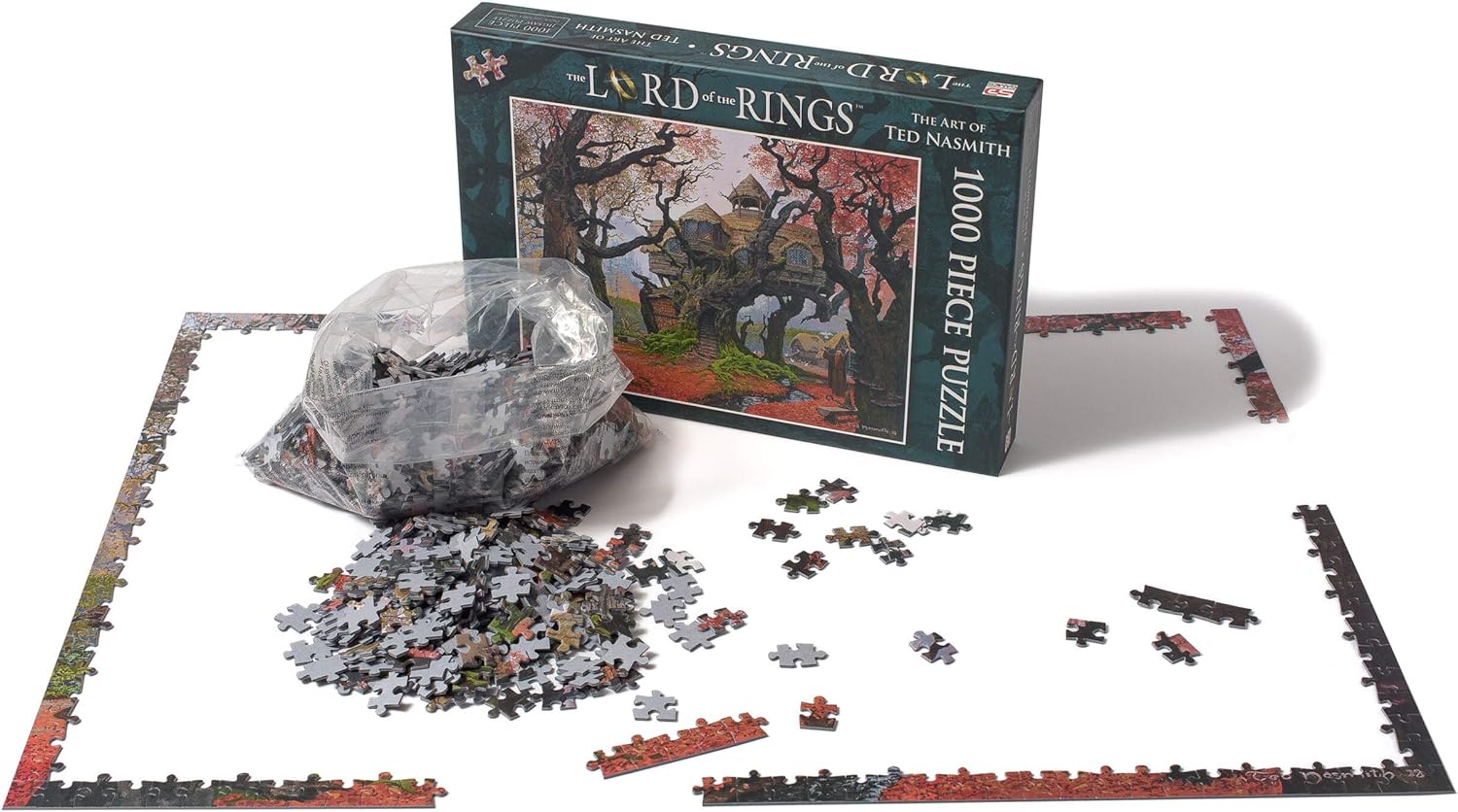 Thames & Kosmos | 696201 | The Lord of the Rings: Rhosgobel Puzzle | 1000 Piece Jigsaw Puzzle | Ages 7+