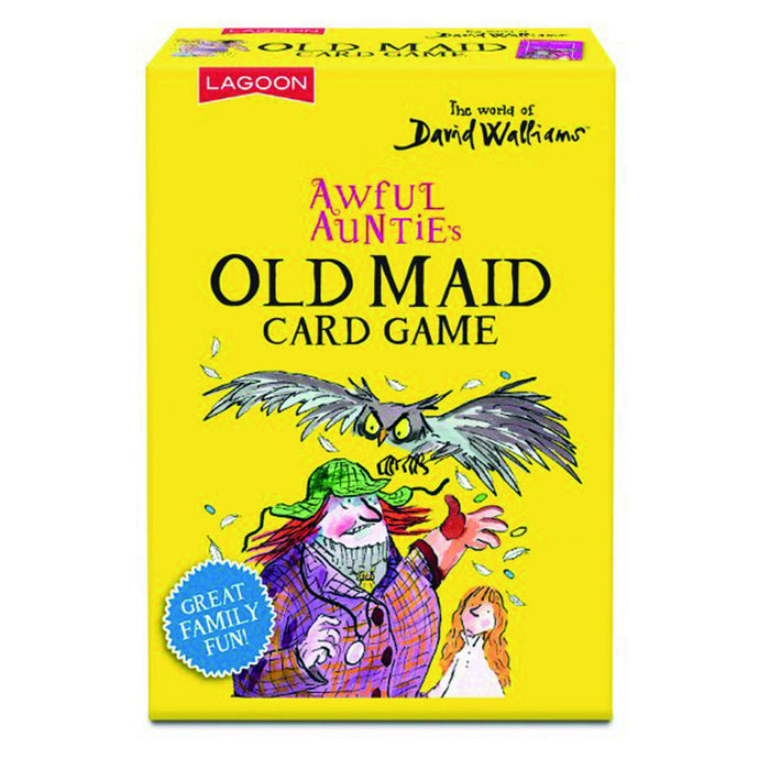 The Lagoon Group 2241 David Walliams Awful Auntie's Old Maid Card Game, Yellow