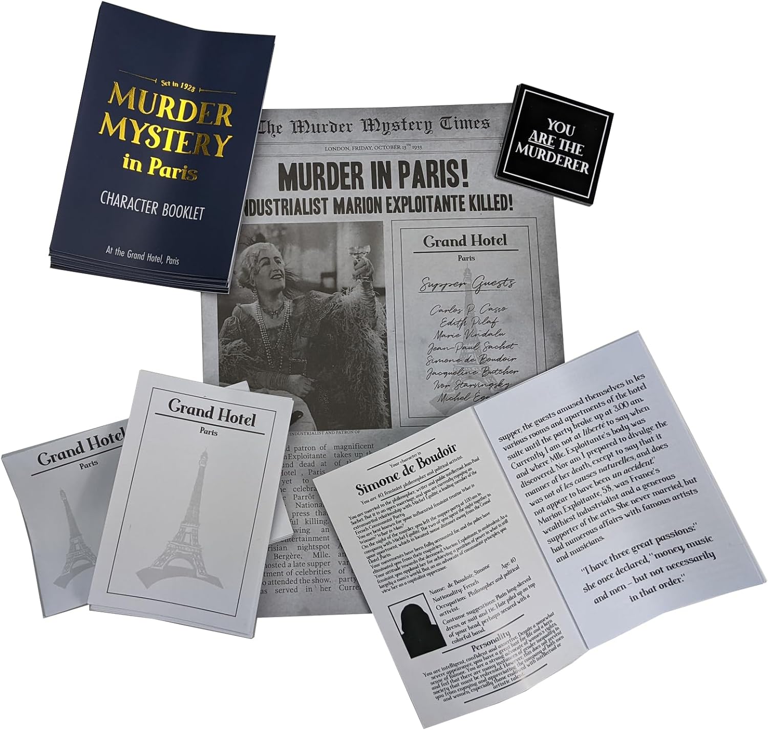 Lagoon L1145 Murder Paris Mystery Game