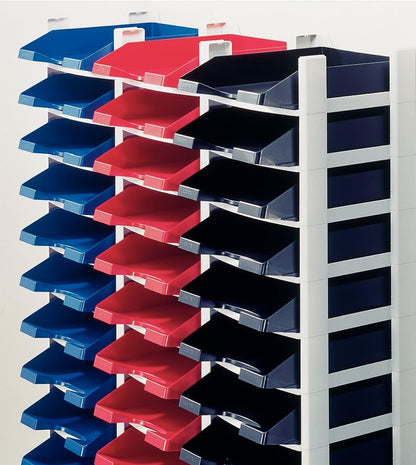 Leitz A4 Letter Tray Rack, Black, Plus Range, 53270095