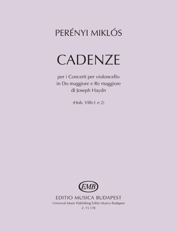 Cadenze Per I Concerti Per Violoncello I