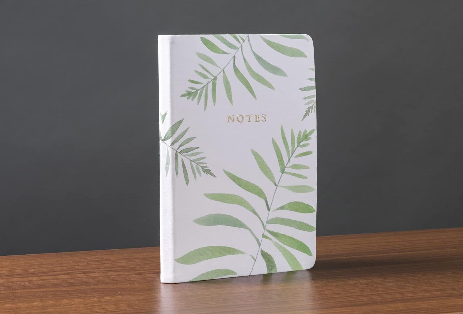 Eccolo Lined Journal Notebook, Flexi-Cover, Medium, Linen Fern, 256 Pages, Ruled, 5.5-x-8.25 inches