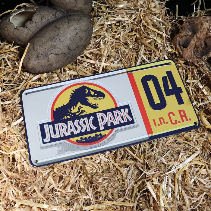 Jurassic Park Replica Numberplate