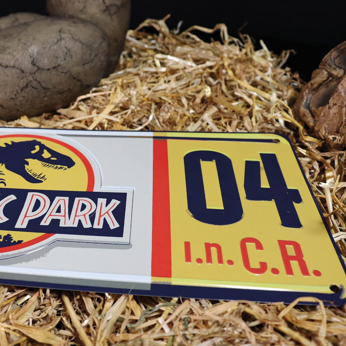 Jurassic Park Replica Numberplate
