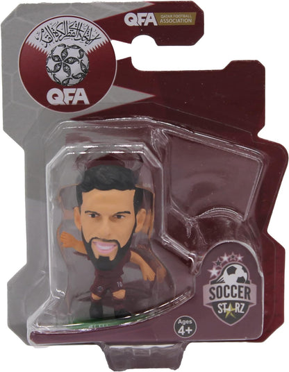 SoccerStarz- Hassan Al-Haydos Kit para el hogar, Color Qatar, M (SOC1553