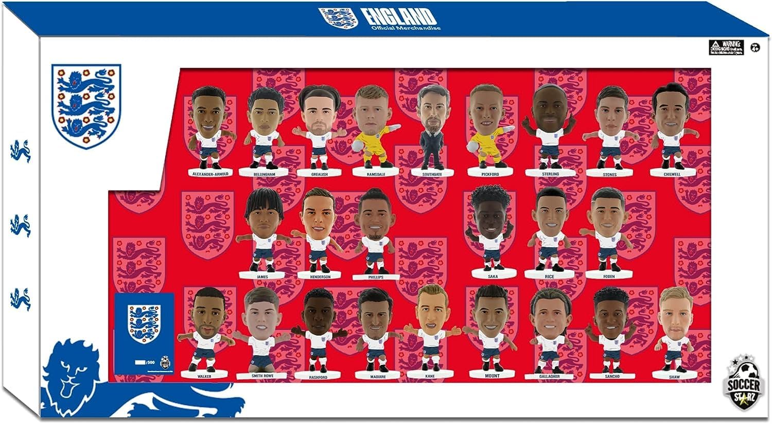 SoccerStarz - England Team Pack 24 figure (2022 Version)