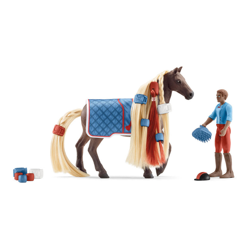 SCHLEICH Horse Club Sofia's Beauties Leo & Rocky Toy Figure Starter Set, Multi-colour (42586)
