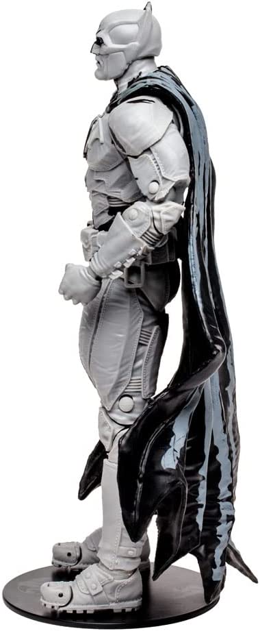 McFarlane TM15893 DC Direct 7 Inch Collectible Figure with Comic Batman (Line Art Variant), Multicolored