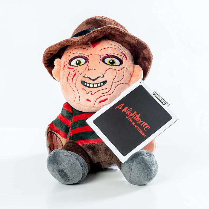 Kidrobot Peluche Kidrobot Freddy Krueger, Muñeco de peluche, Juguete para niños, 20 cm Felpa Figura para regalar, cumpleaños, coleccionistas y fiestas