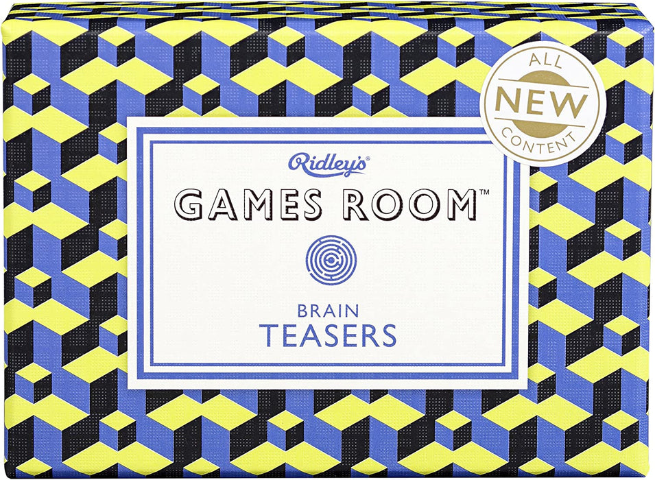 Ridley’s Brain Teasers Second Edition Trivia Card Game – General Knowledge Quiz Game for Kids and Adults – 2+ Players – Includes 140 Unique Questions Cards – Fun Family Game – Makes a Great Gift