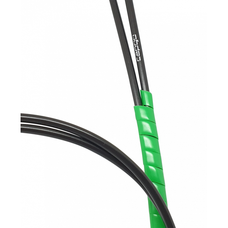 Capgo Spiral Cable Wrap Bl 20M Black