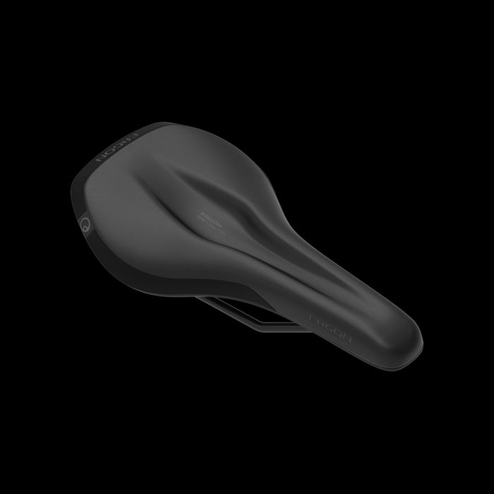 Ergon SMC Core Men's Bike Saddle, Ergonomic, Mountain MTB/Touring, Innovative Floating Seat, (1) Saddle, Black, 2 Sizes