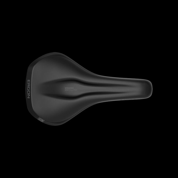 Ergon SMC Core Men's Bike Saddle, Ergonomic, Mountain MTB/Touring, Innovative Floating Seat, (1) Saddle, Black, 2 Sizes