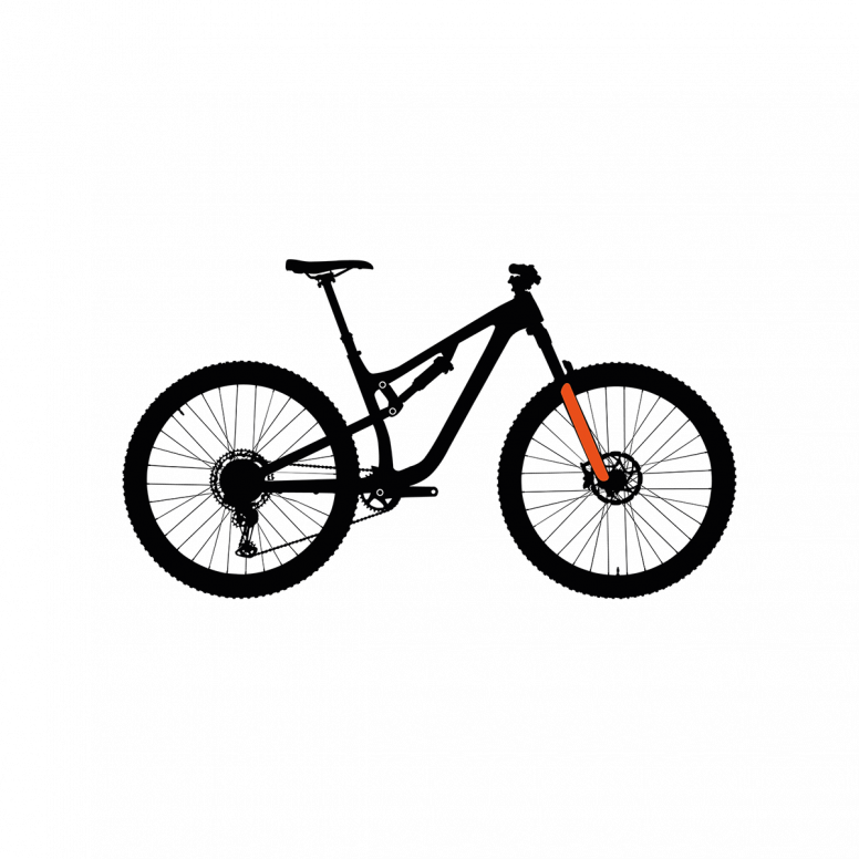 Bikeshield - Fork Shield Large Gloss