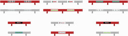 Scalextric Crash Barriers With Stickers