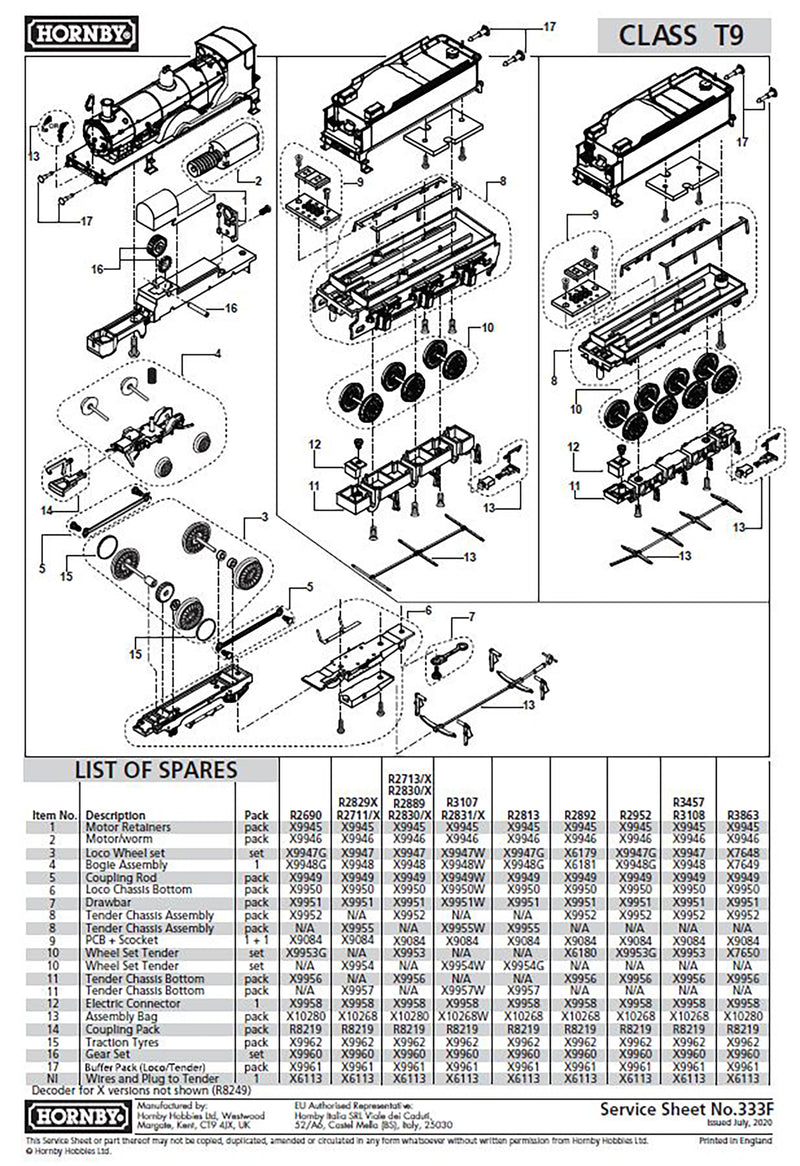Hornby NEM Couplings (Pack 10)