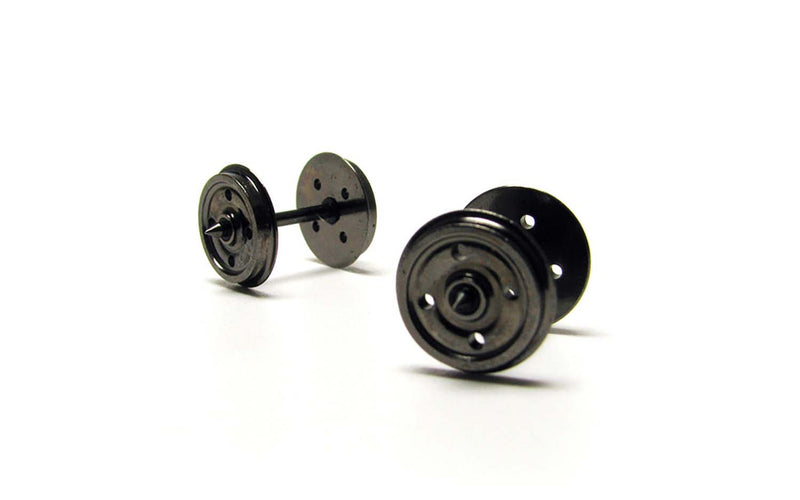 Hornby, Ruedas de disco de 14,1 mm, 4 orificios (paquete de 10