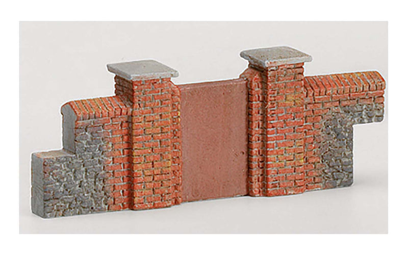 Hornby, Muros de ladrillos (entradas y muelles