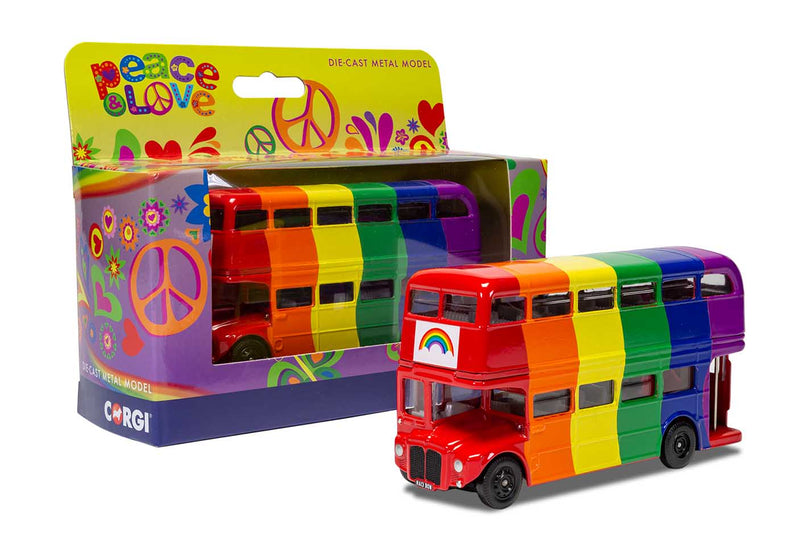 Corgi London Bus - Rainbow