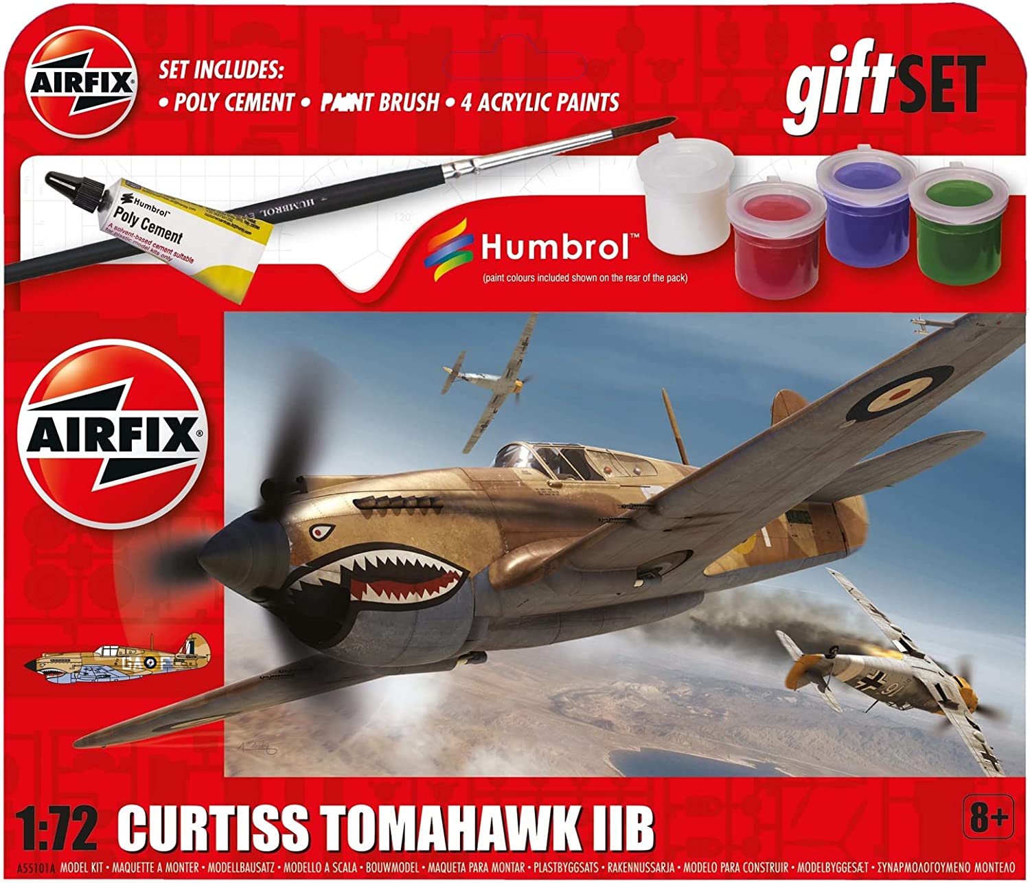 Airfix Hanging Gift Set - Curtiss Tomahawk IIB Model
