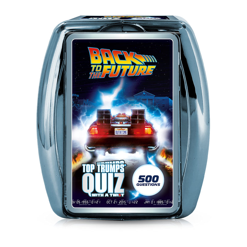 Top Trumps WM02697-EN1-6 Quiz, Trivia Game Based on The Classic Back to The Future Movie, for Ages 12 and Up Card